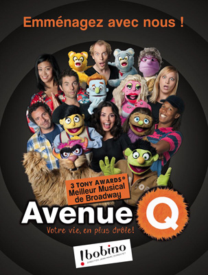 Avenue Q, show de marionnettes adapté par Bruno Gaccio
