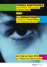 Illumination(s) – Performance spectacle d’Ahmed Madani