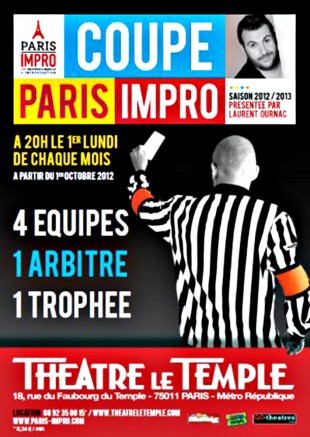 Coupe Paris Impro – l’équipe du Trocadéro affronte la LIQA