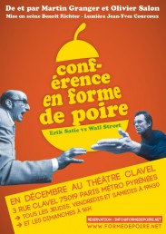 Conférence en forme de poire. Erik Satie vs Wall Street.