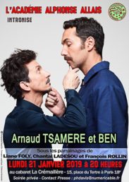 Intronisation de Ben et Arnaud Tsamere à l’Académie Alphonse Allais