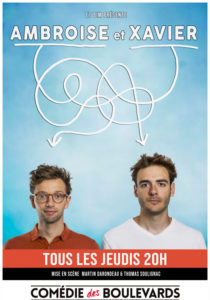 Ambroise et Xavier à la Comédie des boulevards