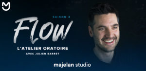 Visuel horizontal pour la saison 2 de FLOW sur majelan